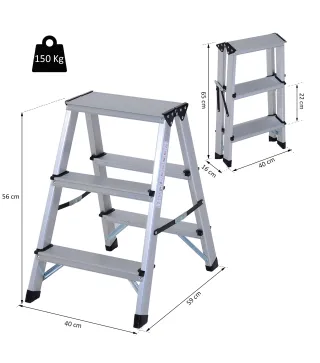 Escalera de Tijera Aluminio