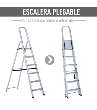 Escalera de Aluminio Tijera