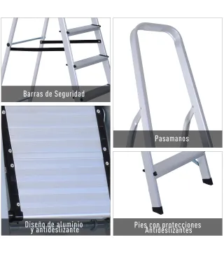 Escalera de Aluminio Tijera