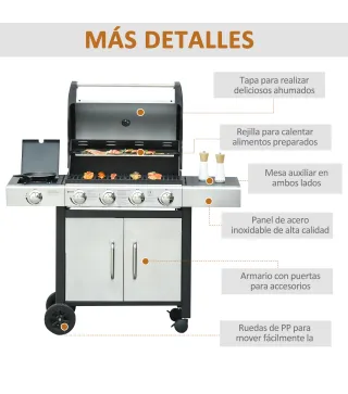 Barbacoa de Gas