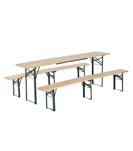 Conjunto de Mesa y 2 Bancos