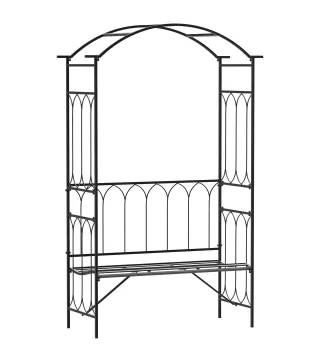 Arco de Jardín con Banco