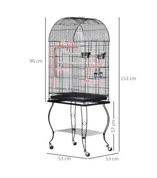 Jaula para Pájaros con Soporte