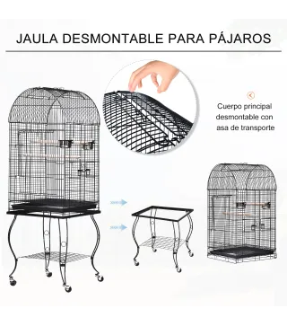 Jaula para Pájaros con Soporte