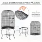 Jaula para Pájaros con Soporte
