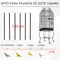 Jaula para Pájaros con Soporte