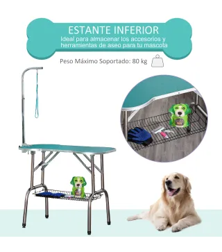 Mesa de Aseo para Mascotas