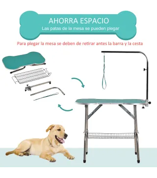 Mesa de Aseo para Mascotas