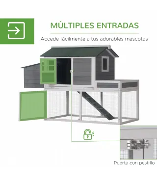 Gallinero de Madera