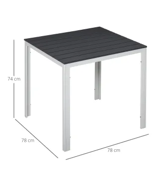 Mesa de Jardín Cuadrada