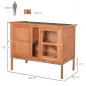 Conejera de Exterior de Madera