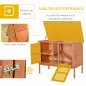 Conejera de Exterior de Madera