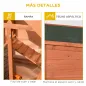 Conejera de Exterior de Madera