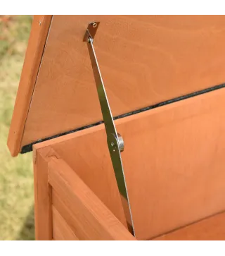 Conejera de Exterior de Madera