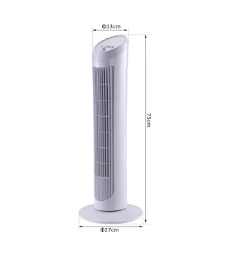 Ventilador de Torre Oscilante 70°