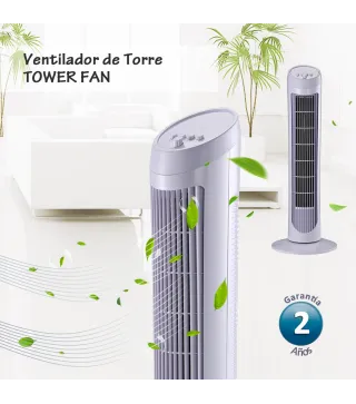 Ventilador de Torre Oscilante 70°