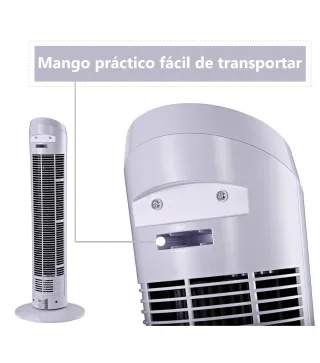 Ventilador de Torre Oscilante 70°
