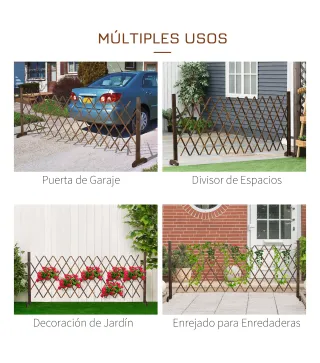 Valla de Madera Extensible