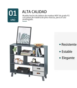 Estantería con Compartimentos
