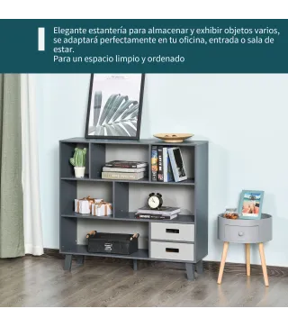 Estantería con Compartimentos