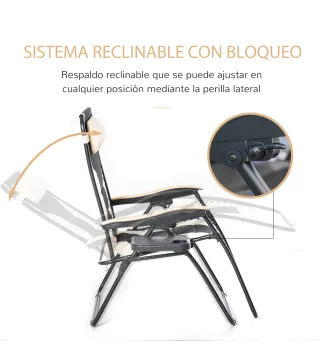 Tumbona Plegable