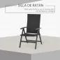 Silla Plegable de Ratán