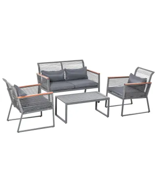 Set de Muebles de Ratán