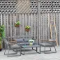 Set de Muebles de Ratán