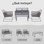 Set de Muebles de Ratán