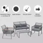 Set de Muebles de Ratán
