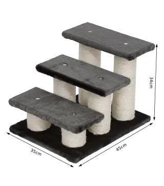 Escalera de 3 Peldaños para Mascotas