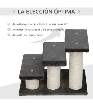 Escalera de 3 Peldaños para Mascotas