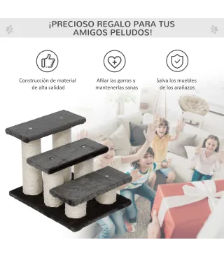Escalera de 3 Peldaños para Mascotas