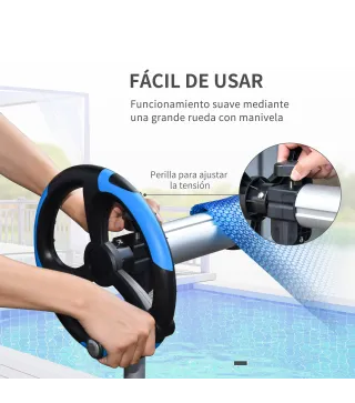 Enrollador de Cubiertas para Piscinas