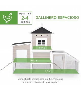 Gallinero de Madera