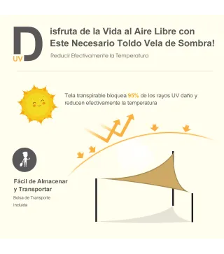 Toldo Vela Triangular
