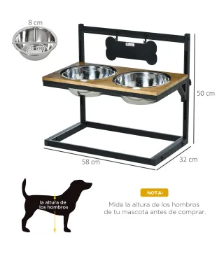 Comedero para Perros Elevado