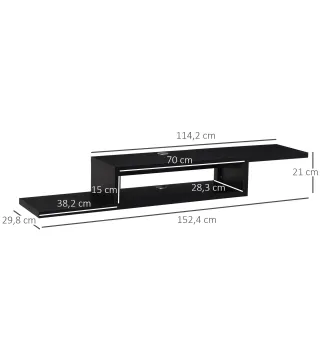 Mesa Flotante para TV