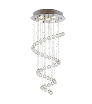 Lámpara de Techo de Cristal