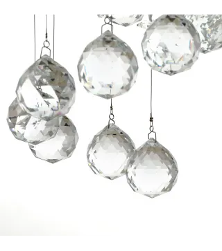 Lámpara de Techo de Cristal