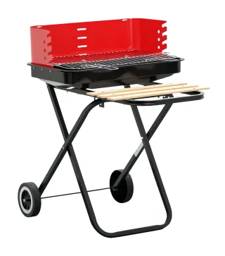 Barbacoa Plegable con Ruedas