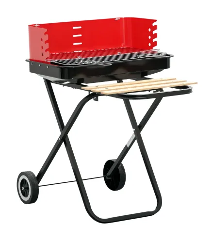 Barbacoa Plegable con Ruedas