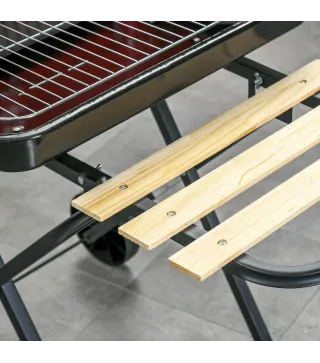 Barbacoa Plegable con Ruedas
