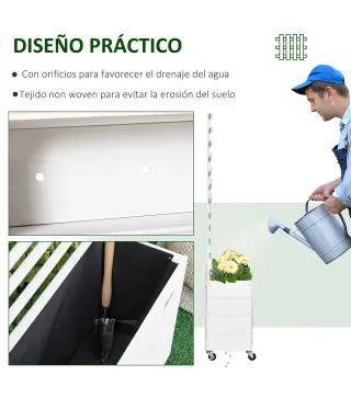 Jardinera con Enrejado
