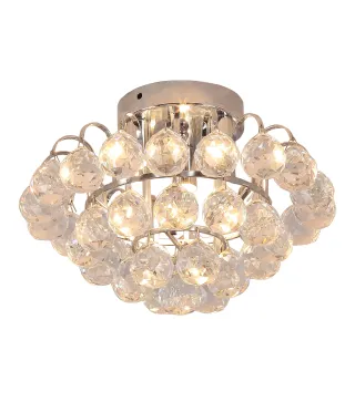 Lámpara de Techo de Cristal