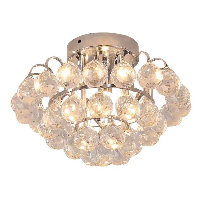 Lámpara de Techo de Cristal