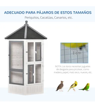 Pajarera de Madera