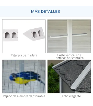 Pajarera de Madera