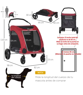 Cochecito para Mascotas