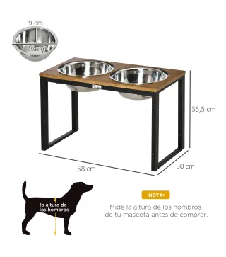 Comedero para Perros Elevado